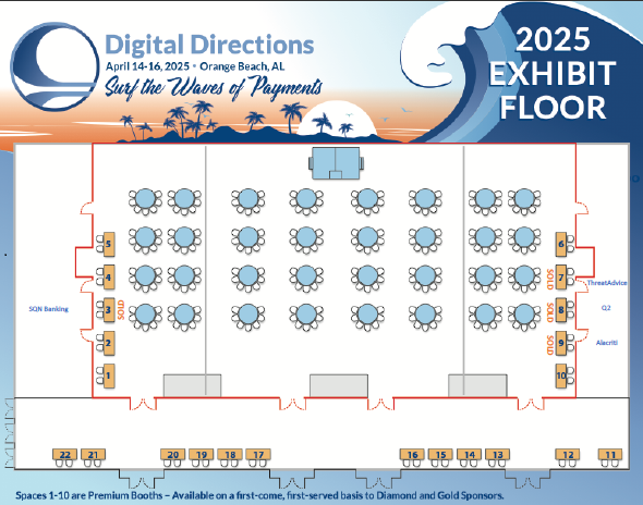 2025 Exhibitor Floor Plan 